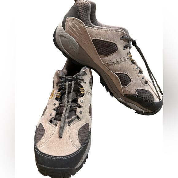 New Balance G42 Mens 12 Country Walk Abzorb Tan Suede Toggle Hiking Shoes - Picture 1 of 10